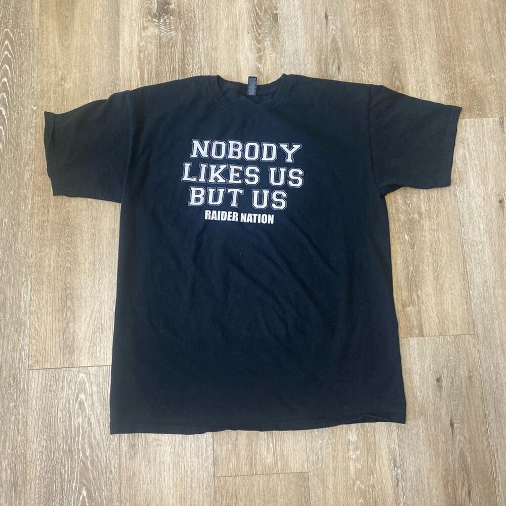 Raider Nation Black Short Sleeve Men's T-Shirt X-Large